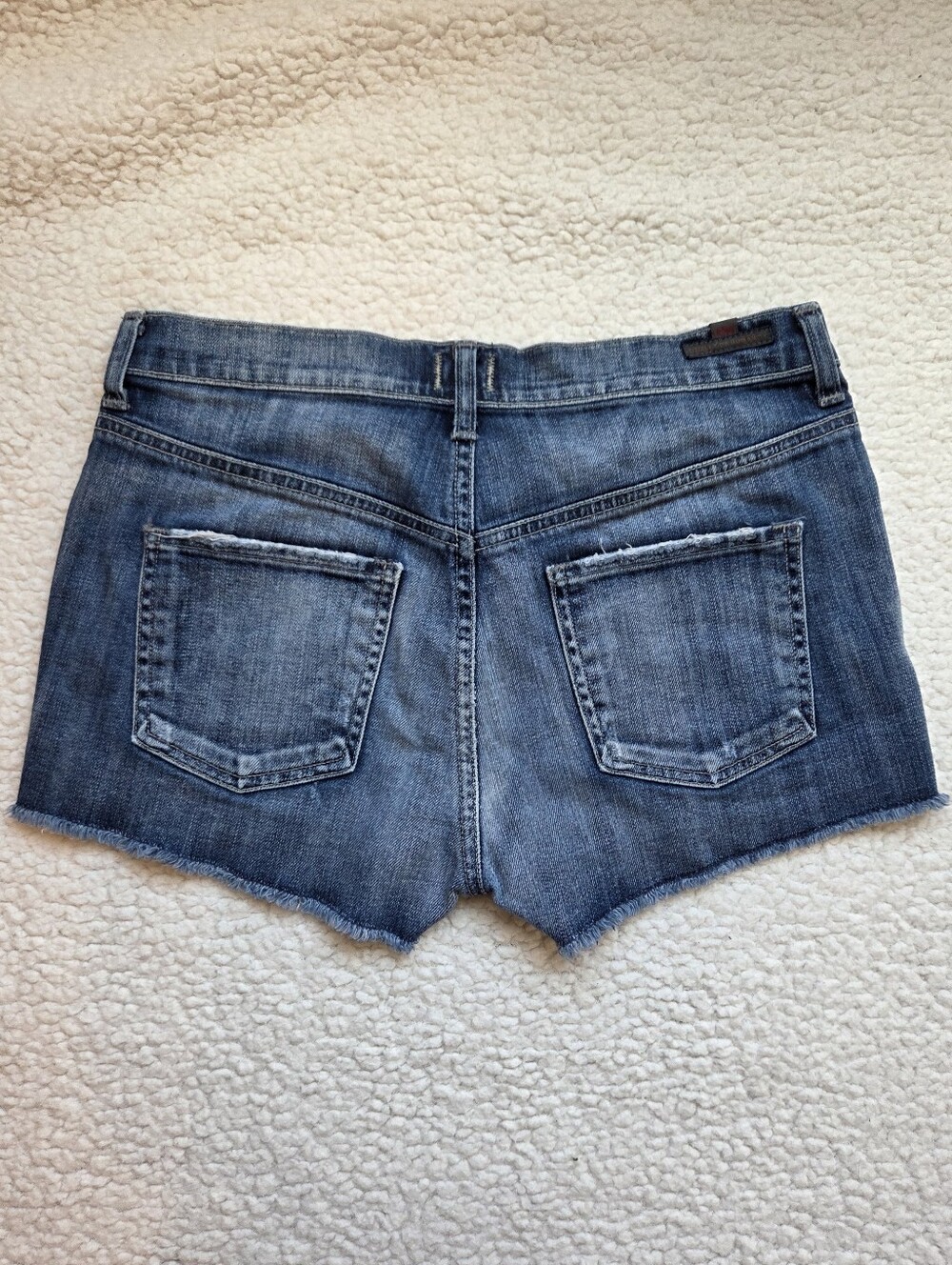 Citizens Of Humanity Distressed Cut-offs 29 Stretch High Waist Denim Shorts
